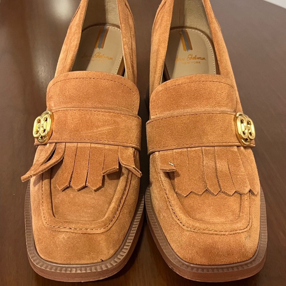 Camel Suede Heels